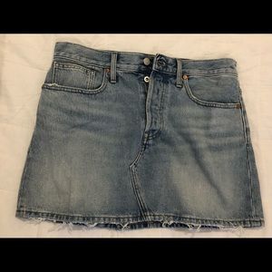 NWT Madewell Size 29 Denim Mini Skirt
